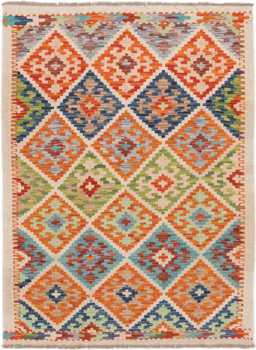 Afghanischer Teppich Kelim Afghan 143x109 143x109, Perserteppich Handgewebt