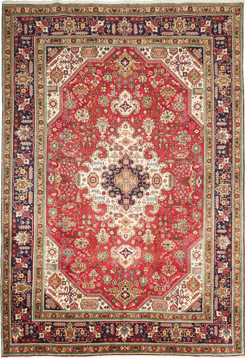 Persian Rug Tabriz 9'6"x6'8" 9'6"x6'8", Persian Rug Knotted by hand