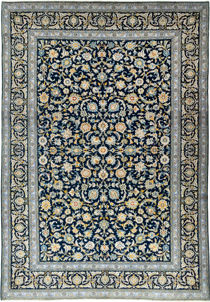 Tapis persan Kashan 13'6"x9'6" 13'6"x9'6", Tapis persan Noué à la main