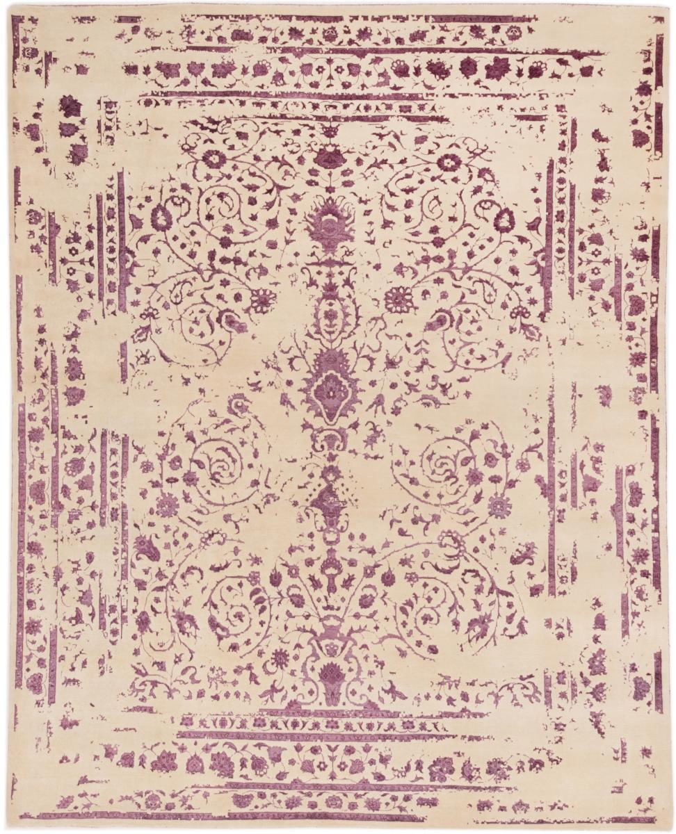Indo rug Sadraa 10'0"x8'1" 10'0"x8'1", Persian Rug Knotted by hand