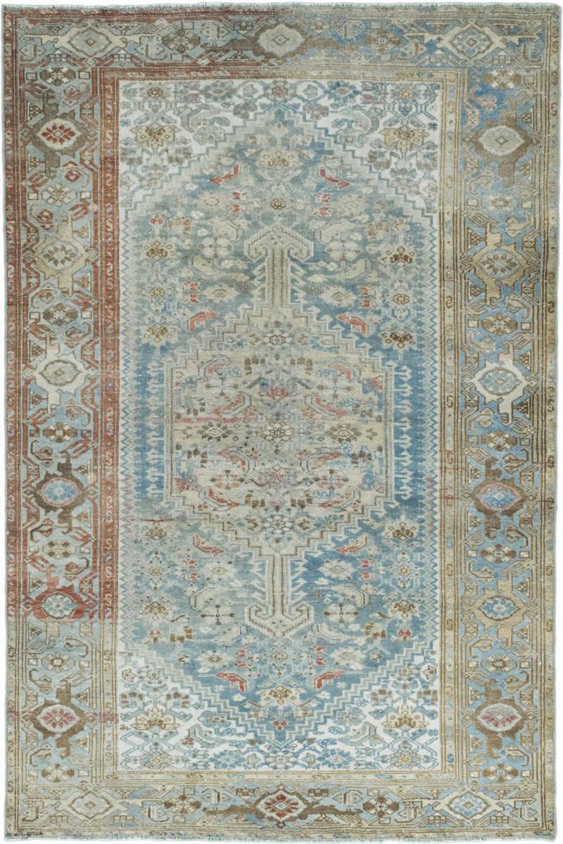 Persian Rug Hamadan Heritage 6'9"x4'4" 6'9"x4'4", Persian Rug Knotted by hand