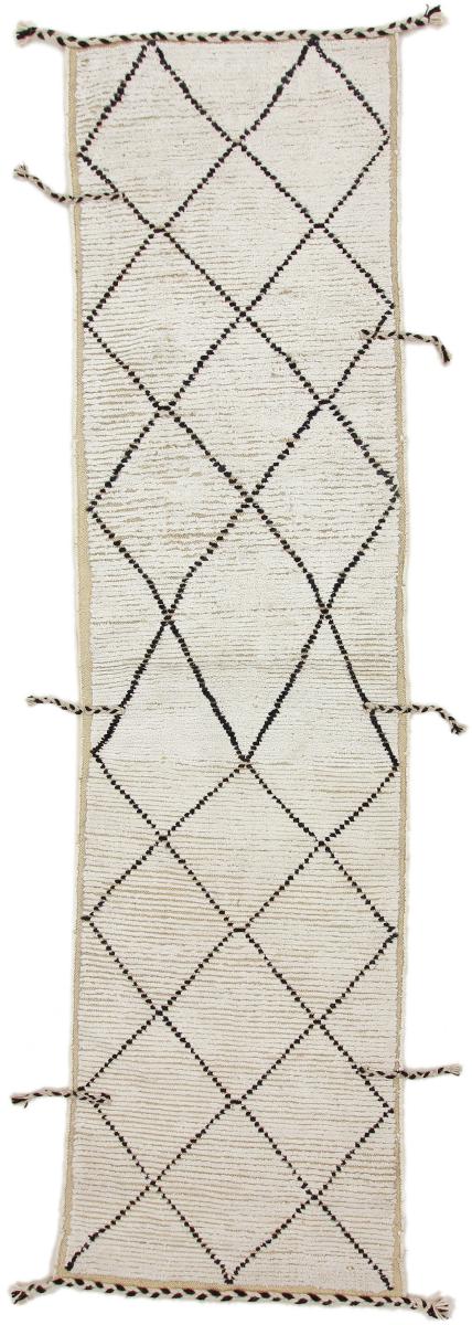 Pakistanischer Teppich Berber Maroccan Design 302x79 302x79, Perserteppich Handgeknüpft
