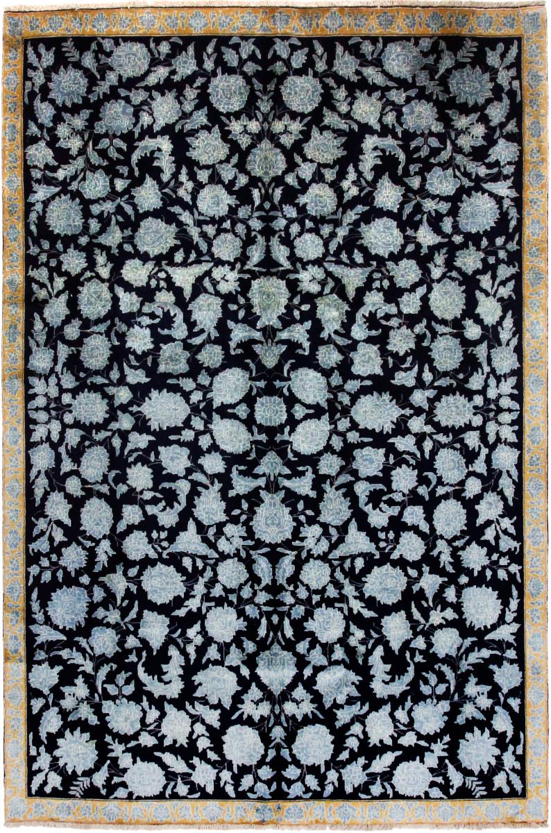 Persian Rug Hamadan 6'4"x4'1" 6'4"x4'1", Persian Rug Knotted by hand