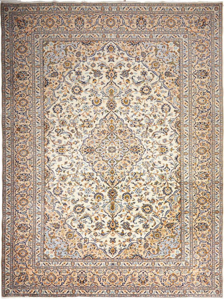 Tapis persan Kashan 391x291 391x291, Tapis persan Noué à la main