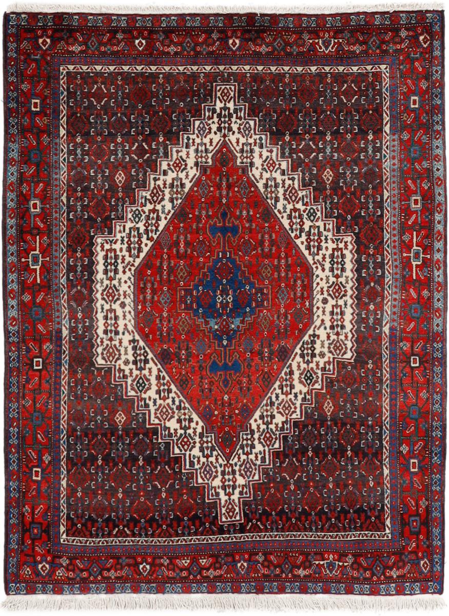 Persian Rug Senneh 6'7"x4'11" 6'7"x4'11", Persian Rug Knotted by hand