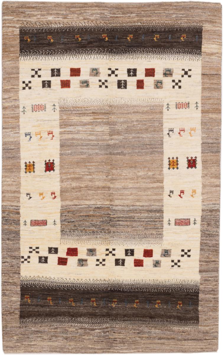 Tapis persan Persan Gabbeh Loribaft 187x118 187x118, Tapis persan Noué à la main