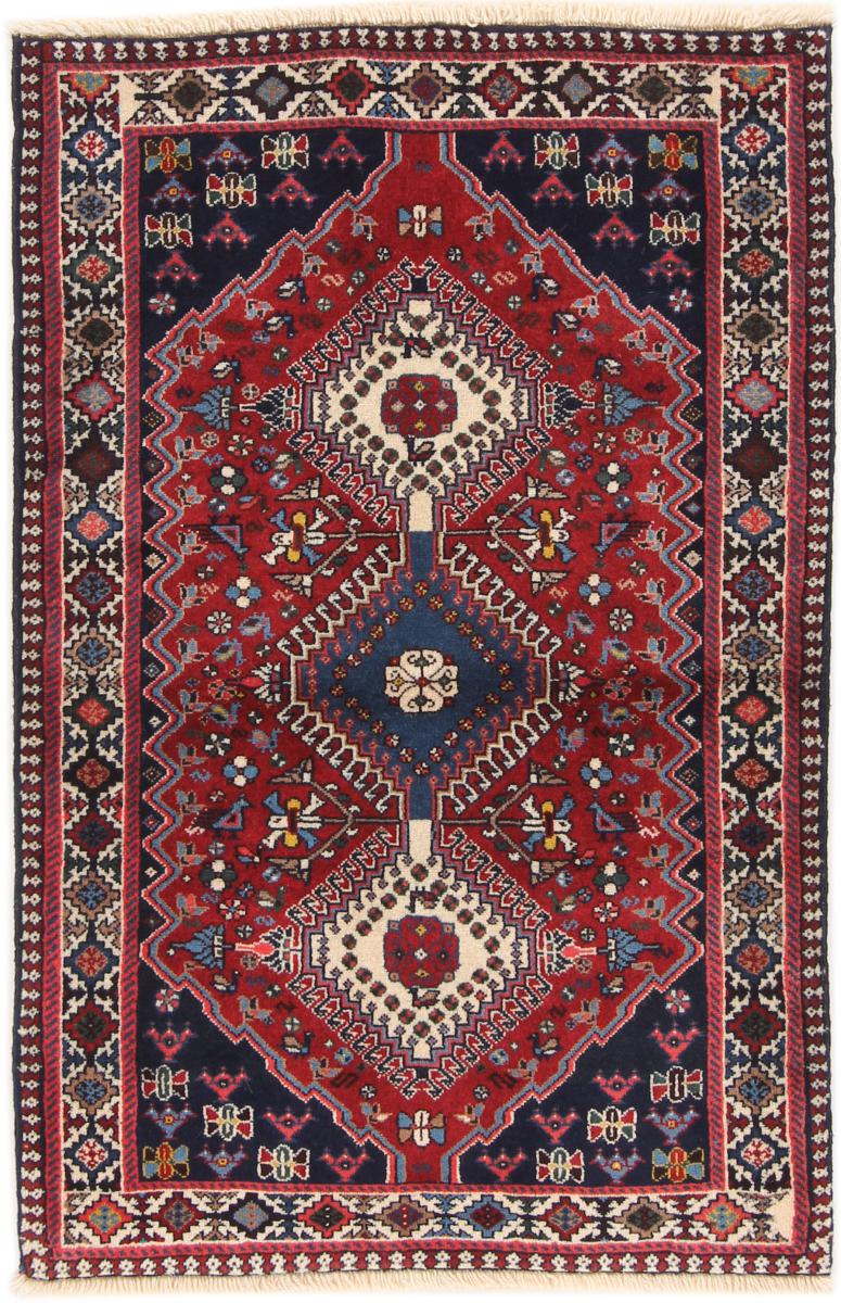 Persisk matta Yalameh 121x79 121x79, Persisk matta Knuten för hand