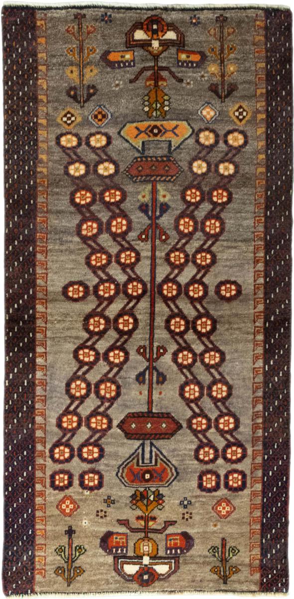 Persialainen matto Persia Gabbeh Ghashghai 5'2"x2'6" 5'2"x2'6", Persialainen matto Solmittu käsin