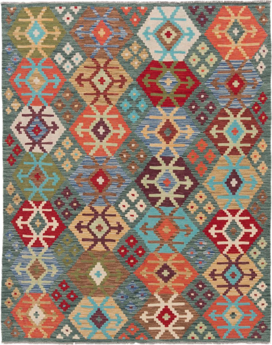 Afghanischer Teppich Kelim Afghan 196x158 196x158, Perserteppich Handgewebt