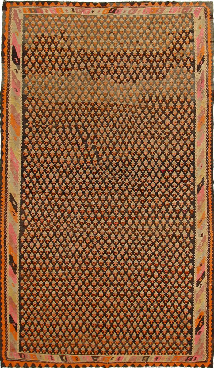 Persian Rug Kilim Fars Azerbaijan Antique 10'6"x6'1" 10'6"x6'1", Persian Rug Woven by hand
