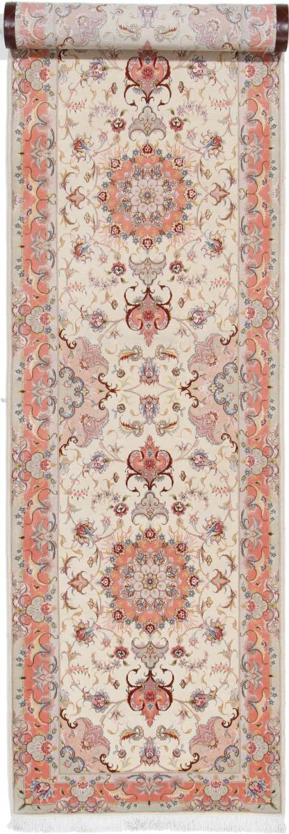 Tapis persan Tabriz 50Raj 420x92 420x92, Tapis persan Noué à la main