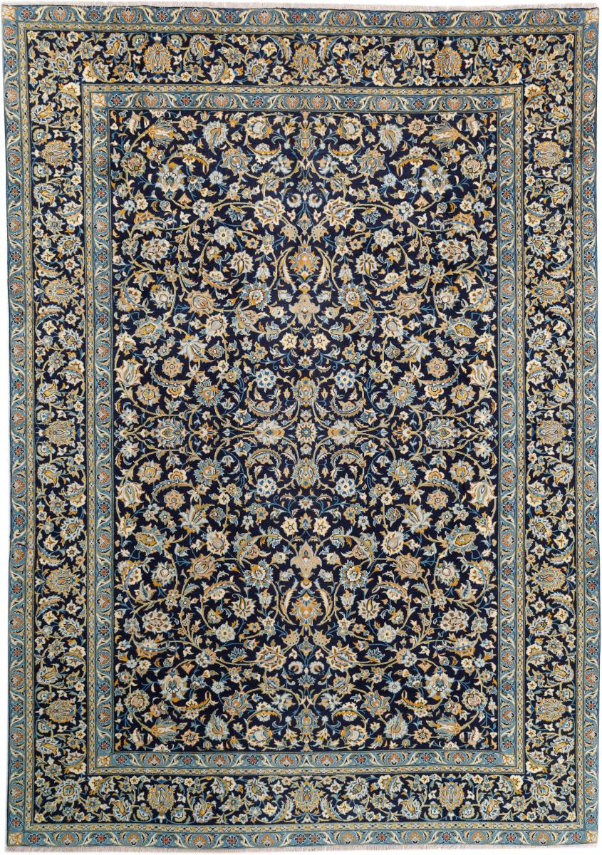 Persian Rug Keshan 12'10"x9'0" 12'10"x9'0", Persian Rug Knotted by hand