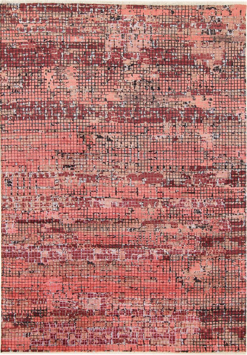 Indiaas tapijt Sadraa 7'10"x5'7" 7'10"x5'7", Perzisch tapijt Handgeknoopte