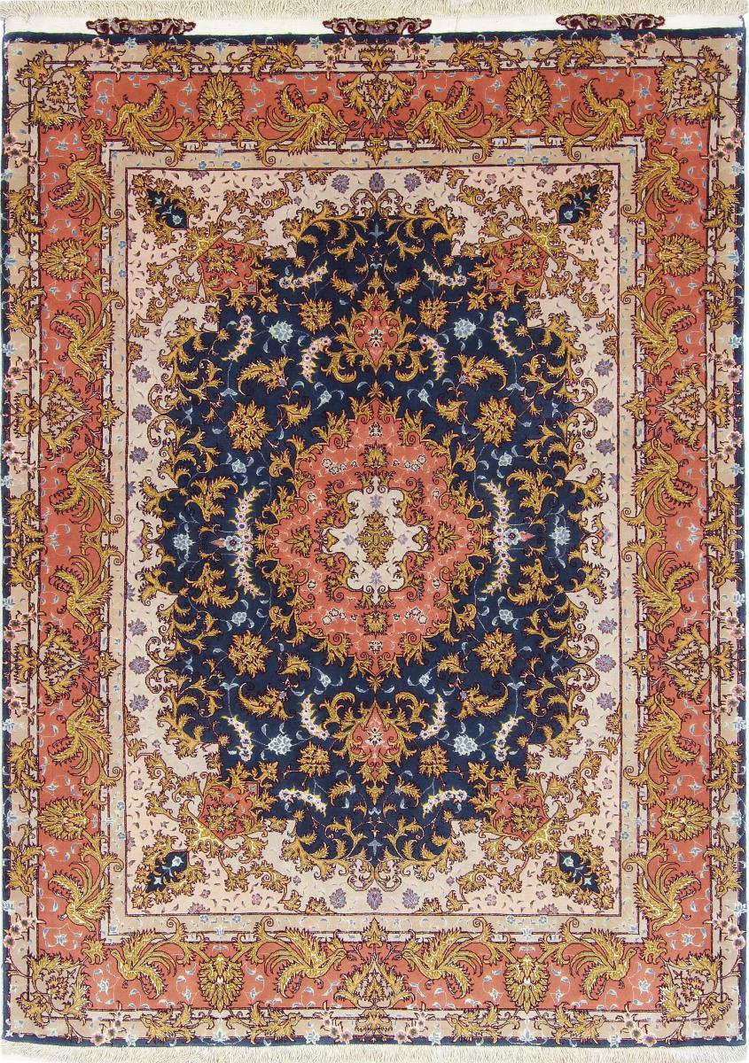 Tappeto persiano Tabriz 50Raj Ordito in Seta 203x147 203x147, Tappeto persiano Annodato a mano