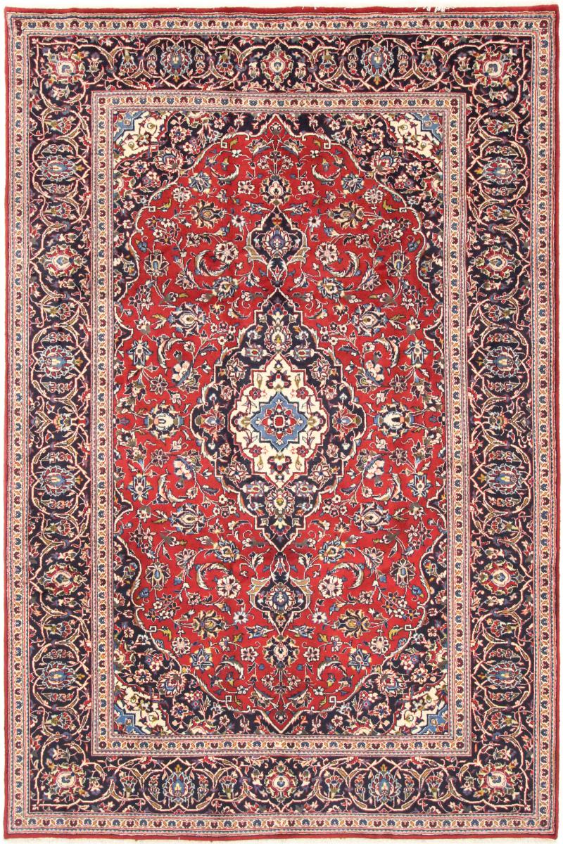 Tapis persan Kashan 298x197 298x197, Tapis persan Noué à la main