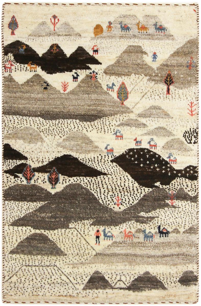  ペルシャ絨毯 ペルシャ ギャッベ ペルシャ ロリbaft Nature 90x60 90x60,  ペルシャ絨毯 手織り