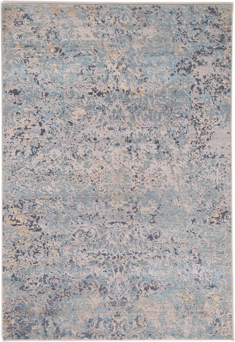 インドのカーペット Sadraa 6'1"x4'2" 6'1"x4'2",  ペルシャ絨毯 手織り