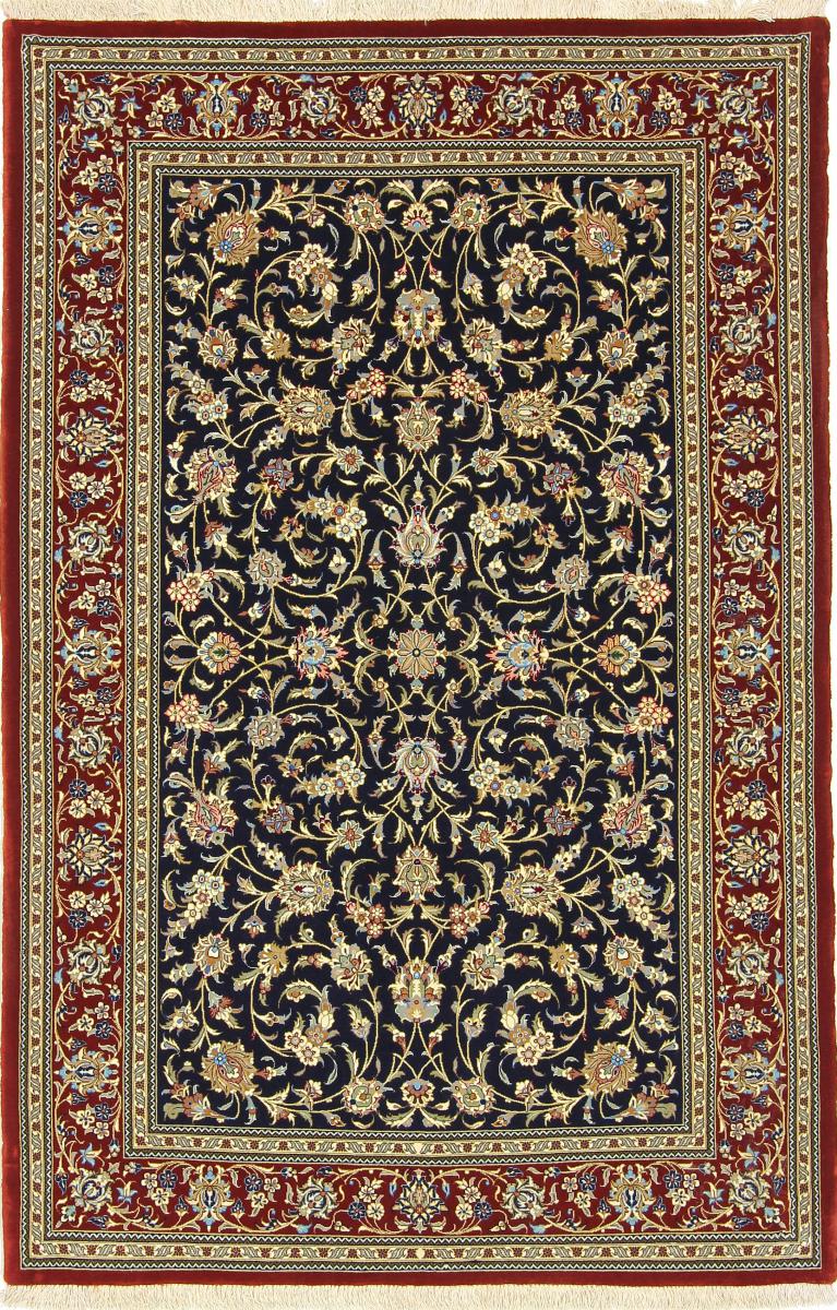 Persian Rug Eilam Silk Warp 6'9"x4'4" 6'9"x4'4", Persian Rug Knotted by hand