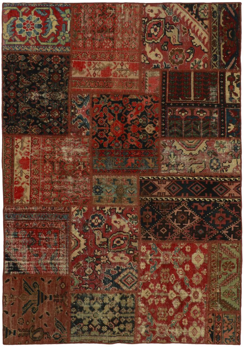 Persian Rug Patchwork Malayer 201x139 201x139, Persian Rug Knotted by hand