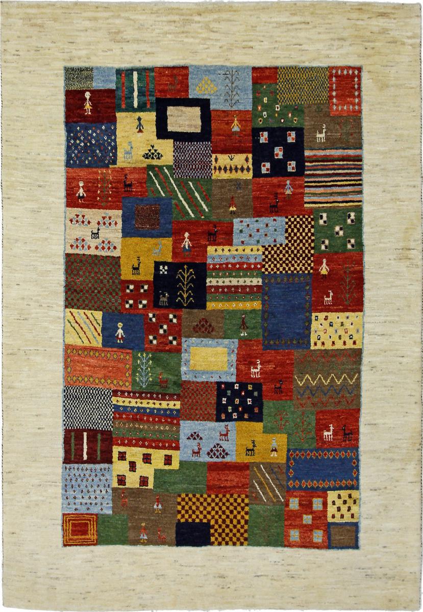Perzisch tapijt Perzisch Gabbeh Loribaft 6'11"x4'9" 6'11"x4'9", Perzisch tapijt Handgeknoopte
