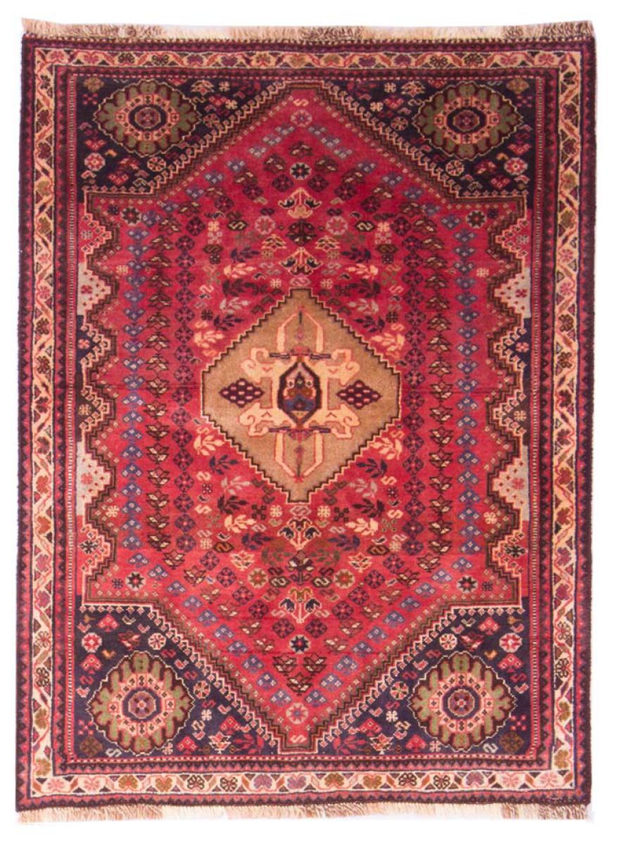 Persian Rug Ghashghai 4'11"x3'6" 4'11"x3'6", Persian Rug Knotted by hand