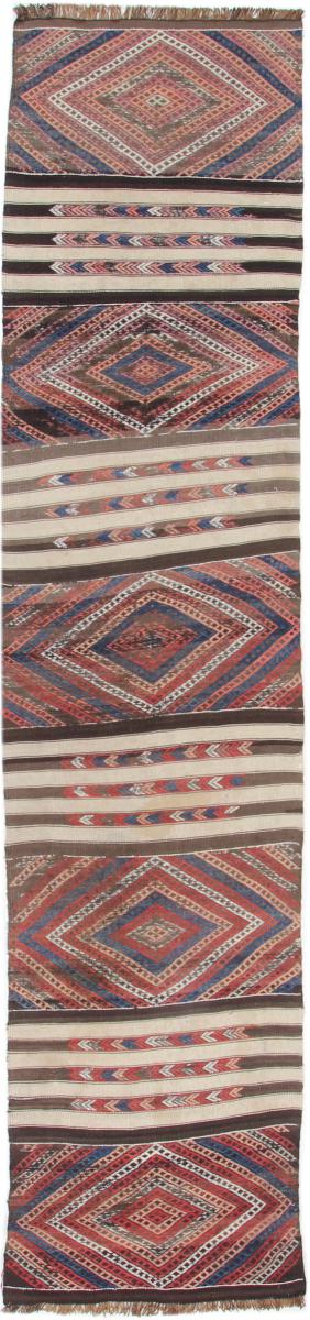 Persisk matta Kilim Fars 319x71 319x71, Persisk matta handvävd 