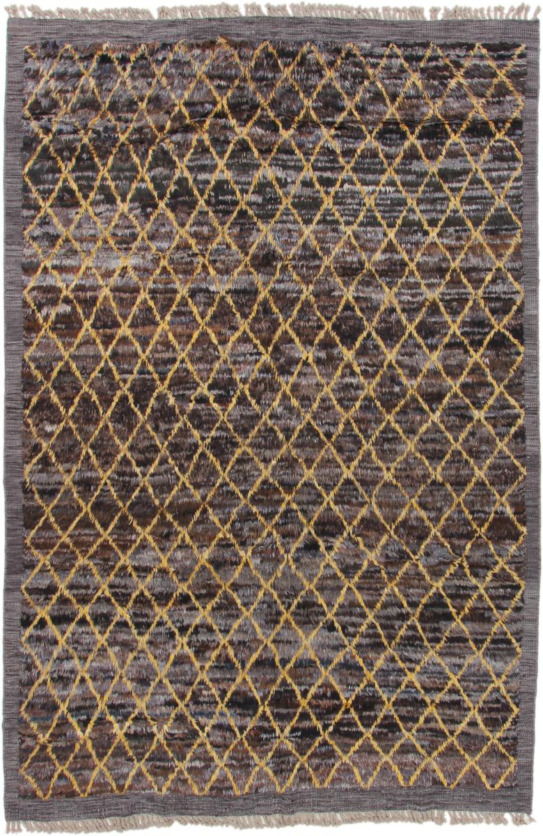 Afghan rug Berber Maroccan Atlas 10'3"x6'10" 10'3"x6'10", Persian Rug Knotted by hand