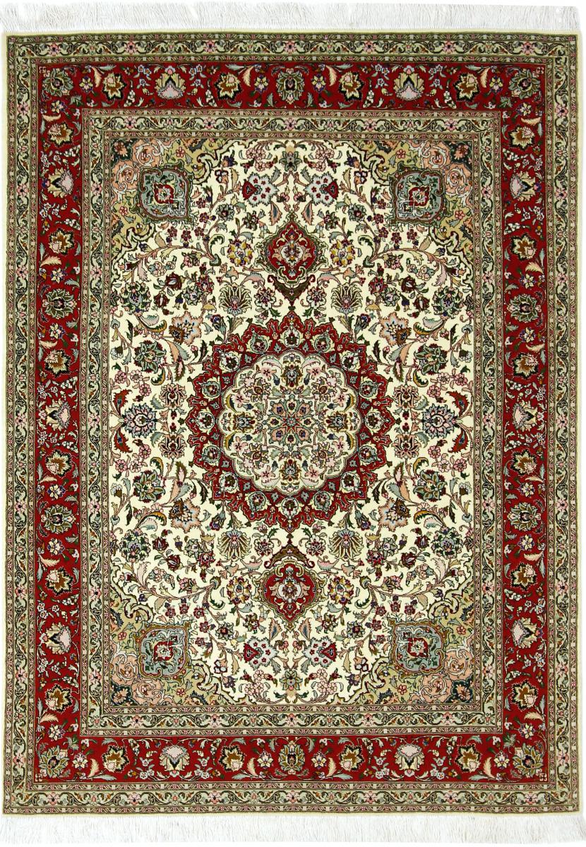 Persian Rug Tabriz 6'11"x5'1" 6'11"x5'1", Persian Rug Knotted by hand