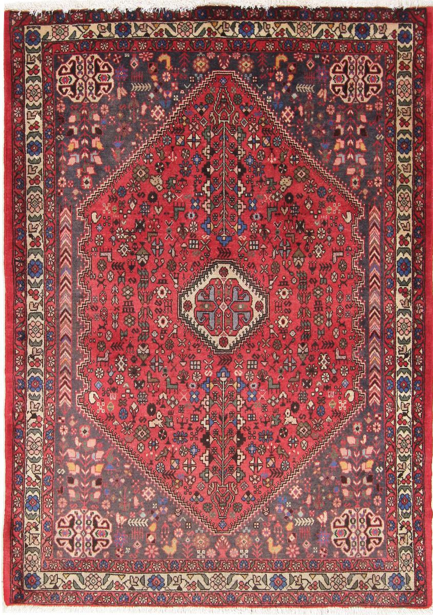 Persian Rug Abadeh 5'0"x3'7" 5'0"x3'7", Persian Rug Knotted by hand