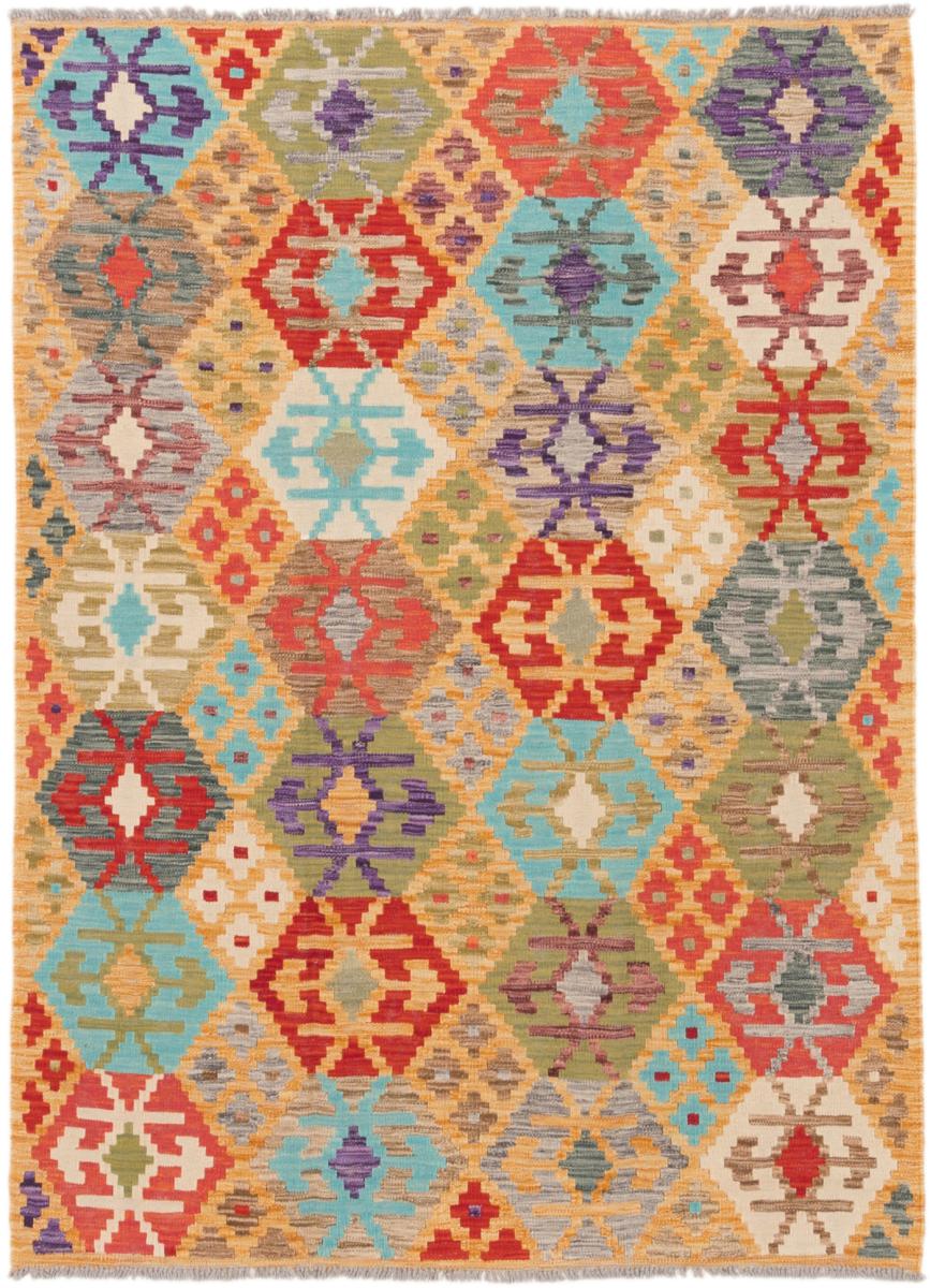 Dywan afgański Kilim Afghan 5'10"x4'4" 5'10"x4'4", Dywan perski Ręcznie tkane