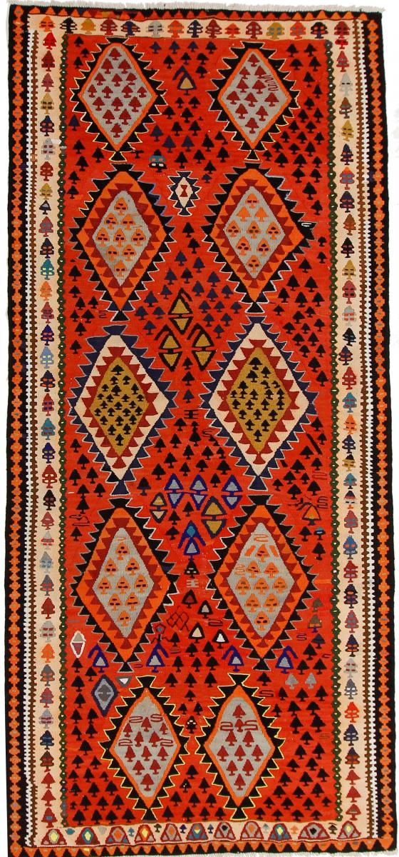  ペルシャ絨毯 キリム Fars Azerbaijan アンティーク 295x126 295x126,  ペルシャ絨毯 手織り
