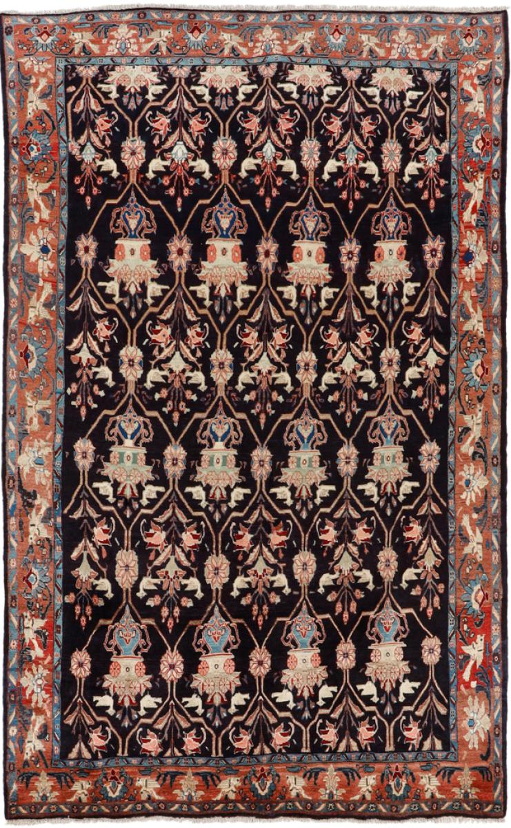  ペルシャ絨毯 ビジャー 10'4"x6'7" 10'4"x6'7",  ペルシャ絨毯 手織り