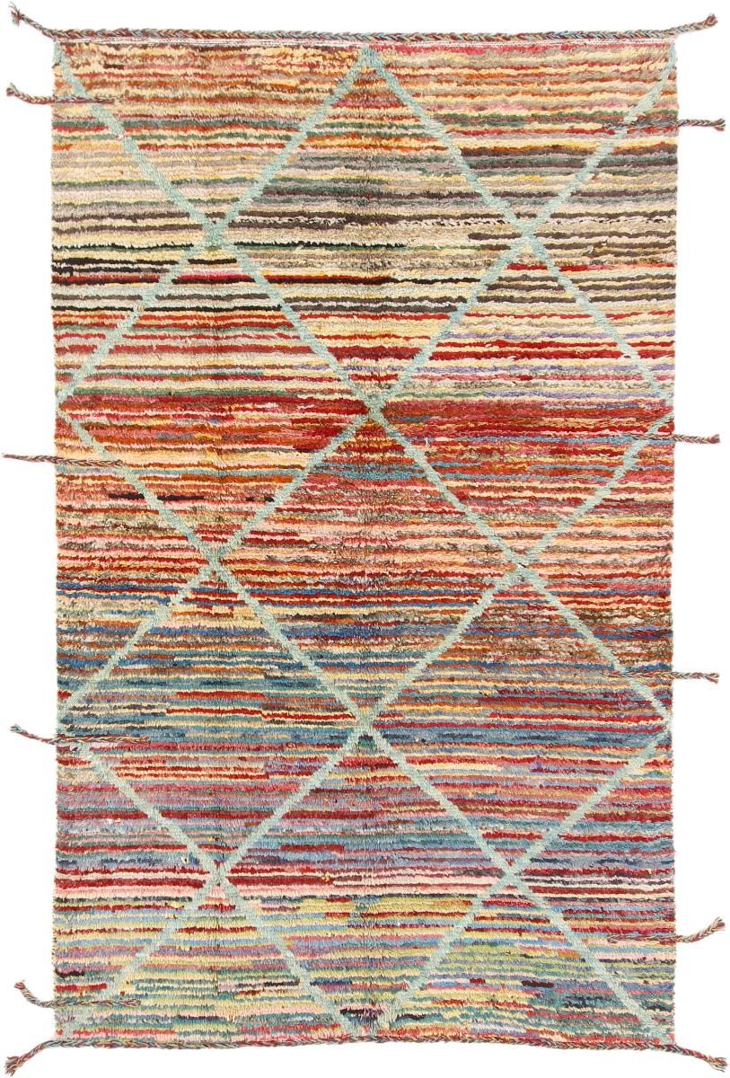 Pakistani rug Berber Maroccan Design 8'5"x4'11" 8'5"x4'11", Persian Rug Knotted by hand