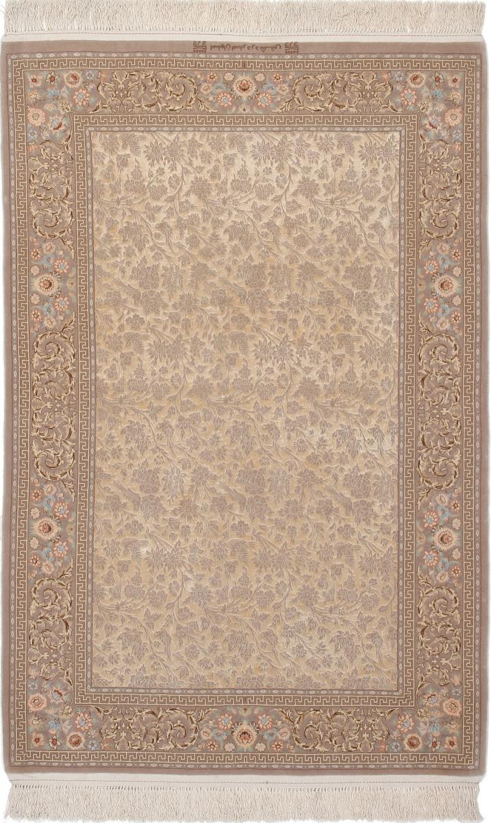 Perserteppich Isfahan Seidenkette 167x111 167x111, Perserteppich Handgeknüpft
