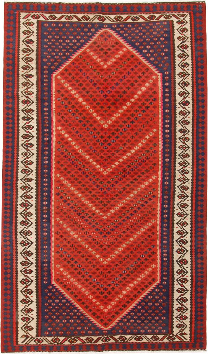  ペルシャ絨毯 キリム Fars Azerbaijan アンティーク 289x171 289x171,  ペルシャ絨毯 手織り