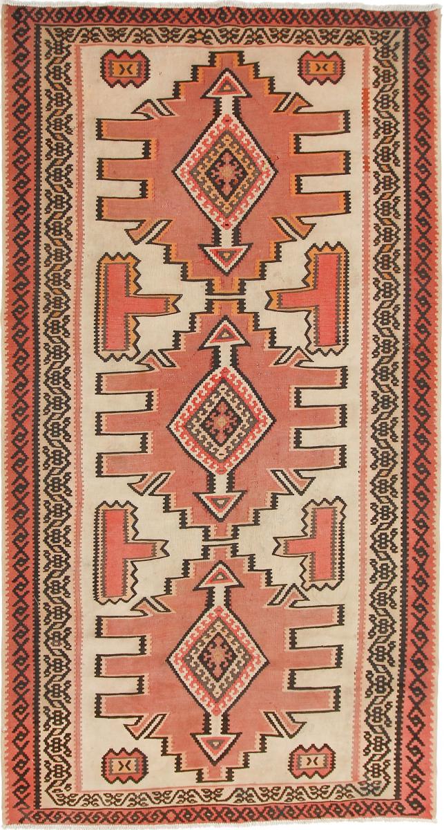 Tappeto persiano Kilim Fars Azerbaijan Antico 291x149 291x149, Tappeto persiano Tessuto a mano