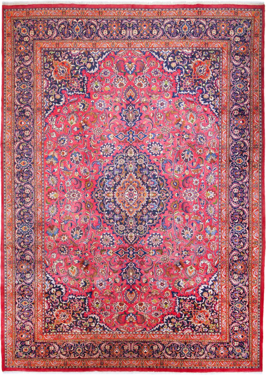  ペルシャ絨毯 Mashhad 15'11"x11'1" 15'11"x11'1",  ペルシャ絨毯 手織り