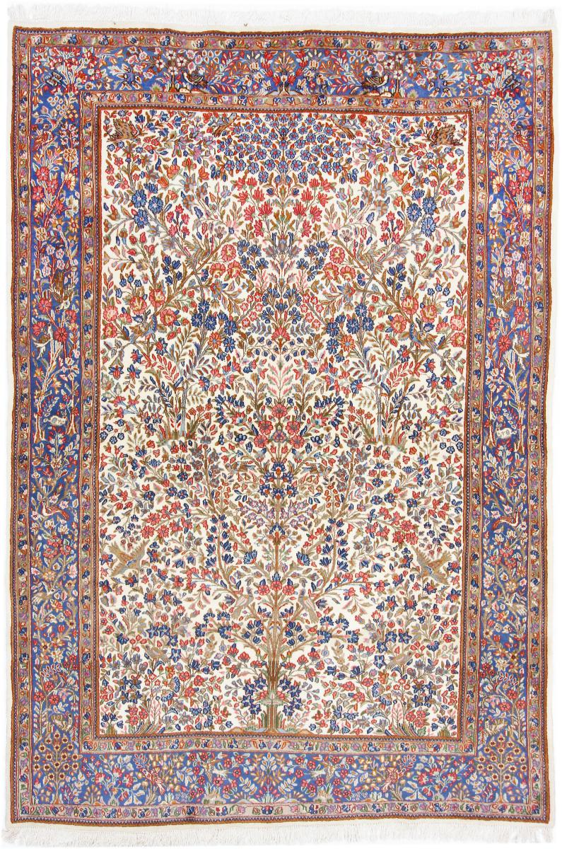 Persisk tæppe Kerman 254x189 254x189, Persisk tæppe Knyttet i hånden