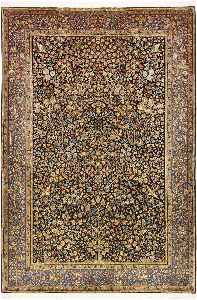 Persian Rug Kerman Rawar 262x176 262x176, Persian Rug Knotted by hand