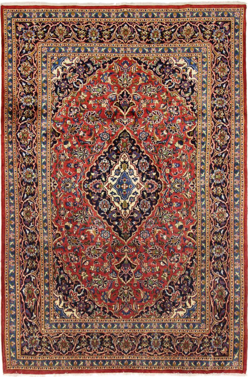 Tapis persan Kashan 301x199 301x199, Tapis persan Noué à la main