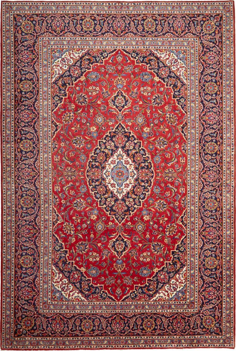 Persian Rug Keshan 10'0"x6'7" 10'0"x6'7", Persian Rug Knotted by hand