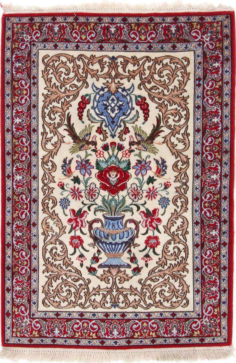 Perserteppich Isfahan 3'5"x2'4" 3'5"x2'4", Perserteppich Handgeknüpft