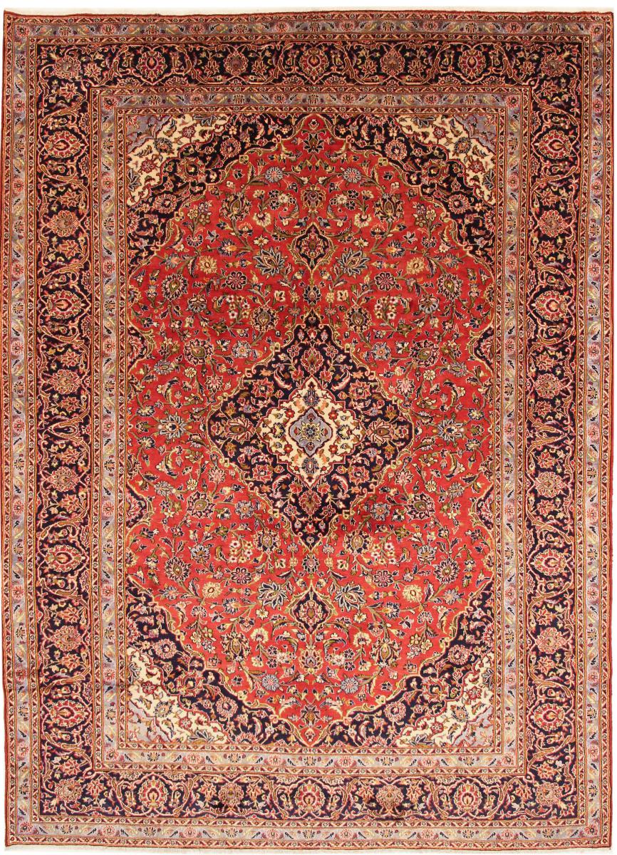 Tapis persan Kashan 413x301 413x301, Tapis persan Noué à la main