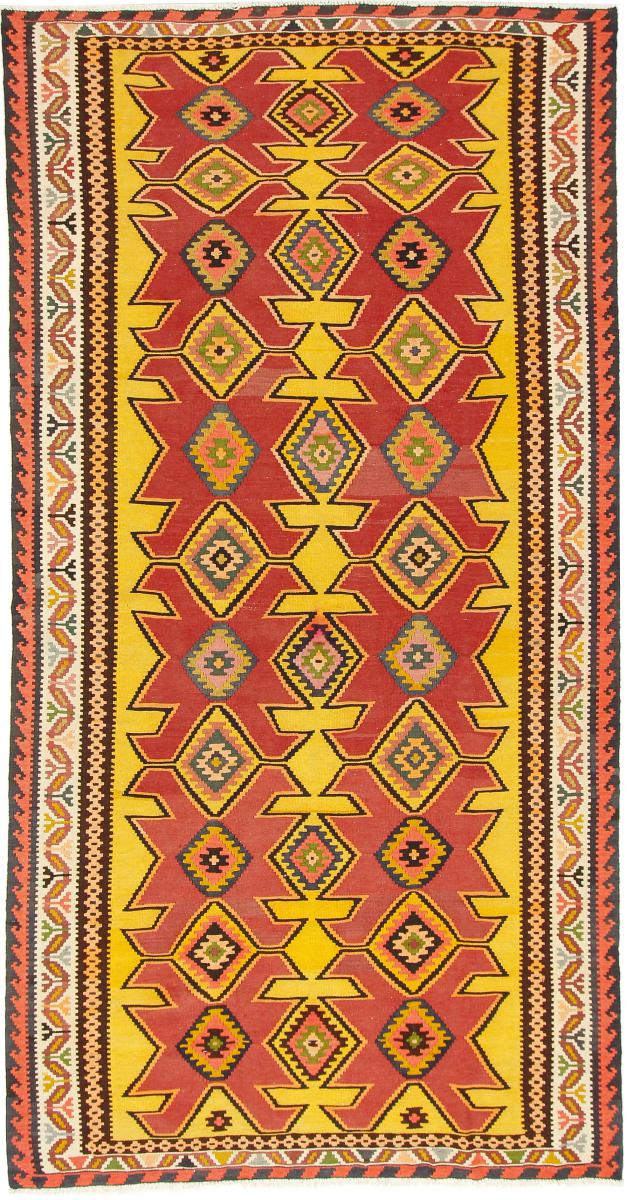 Persisk matta Kilim Fars Azerbajdzjan Antik 322x163 322x163, Persisk matta handvävd 