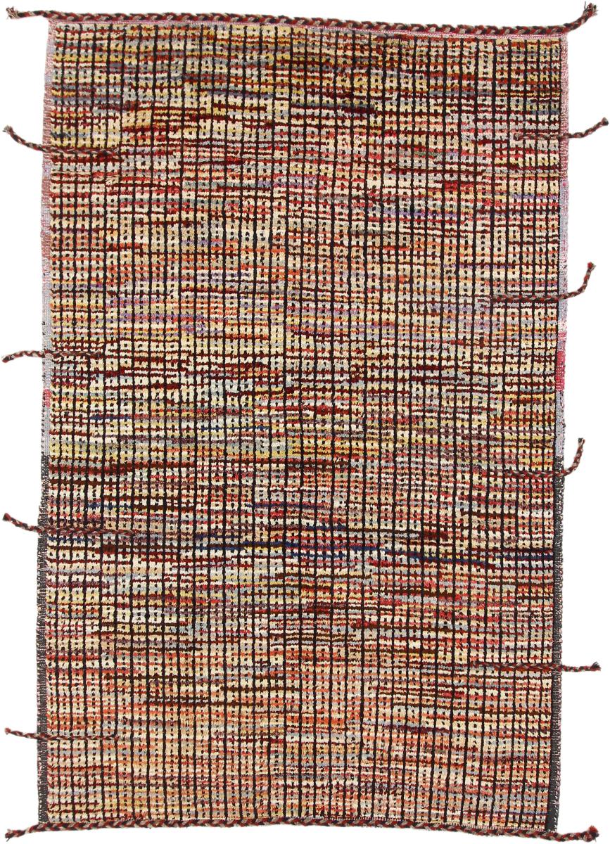 Pakistani rug Berber Maroccan Design 8'2"x5'3" 8'2"x5'3", Persian Rug Knotted by hand