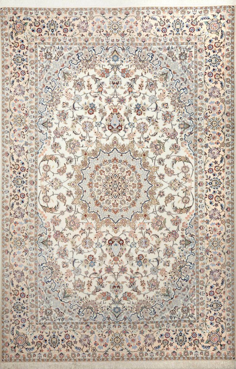 Persian Rug Nain 9La 10'6"x6'9" 10'6"x6'9", Persian Rug Knotted by hand