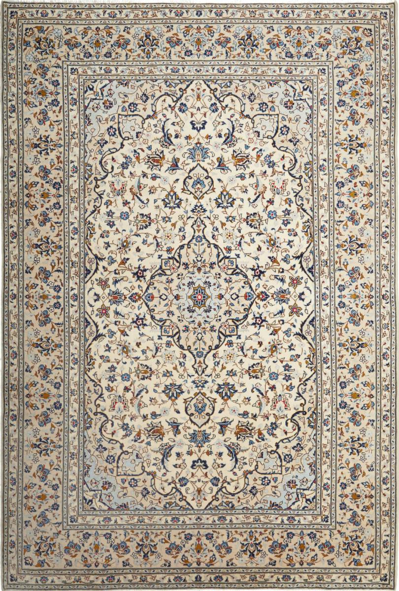 Persian Rug Keshan 9'10"x6'6" 9'10"x6'6", Persian Rug Knotted by hand