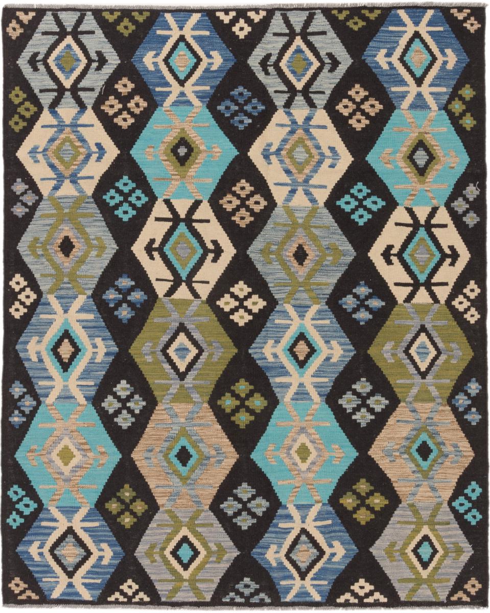 Afghanischer Teppich Kelim Afghan 194x153 194x153, Perserteppich Handgewebt