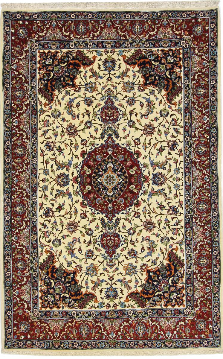 Persian Rug Eilam Silk Warp 7'1"x4'8" 7'1"x4'8", Persian Rug Knotted by hand