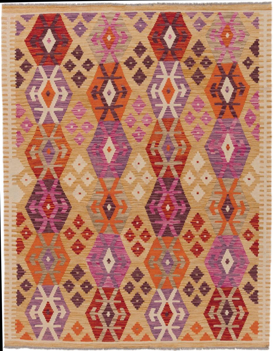 Afghan rug Kilim Afghan 6'6"x5'1" 6'6"x5'1", Persian Rug Woven by hand